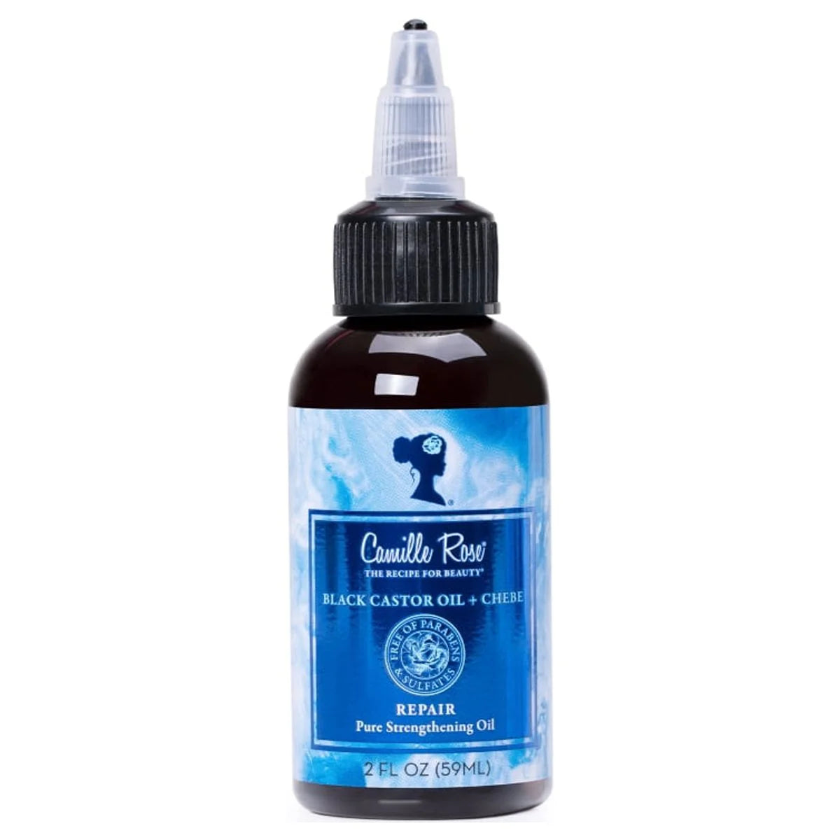 Camille Rose Black Castor Oil + Chebe Repair Pure Strengthening Oil