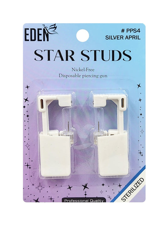 Eden Star Studs Self Ear Piercing Gun Set