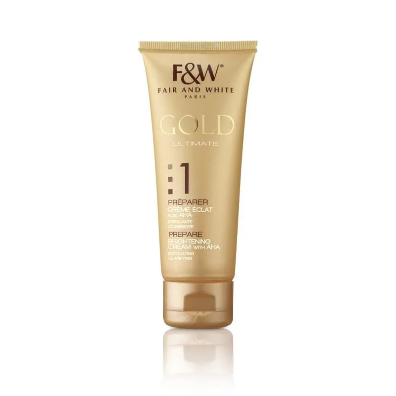 Fair And White 1: Gold AHA Brightening Cream 75ml / 2.54oz