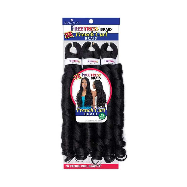 Freetress 3X French curl braid