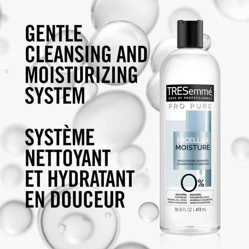 TRESemmé Pro Pure Micellar Moisture Moisturizing Shampoo 473ml 16 oz