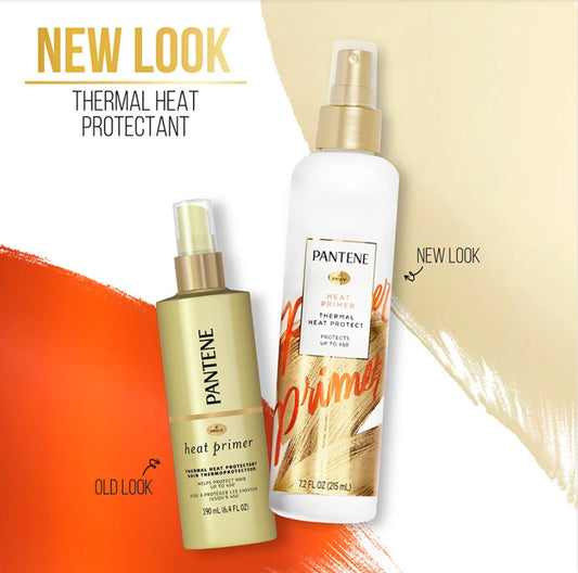 PANTENE pro~v HEAT PRIMER 215ml 7.2 oz {NEW LOOK}