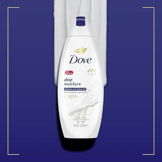 DOVE deep moisture body wash + Bonus Dove hand cream 650+88.5 ml 22+3 oz
