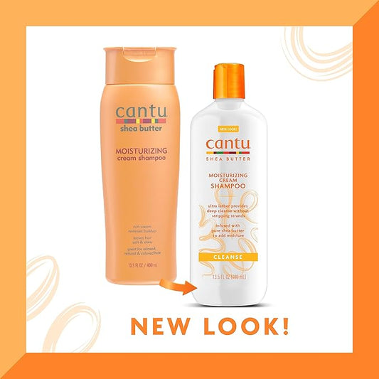 Cantu Moisturizing Cream Shampoo 400mL 13.5 oz