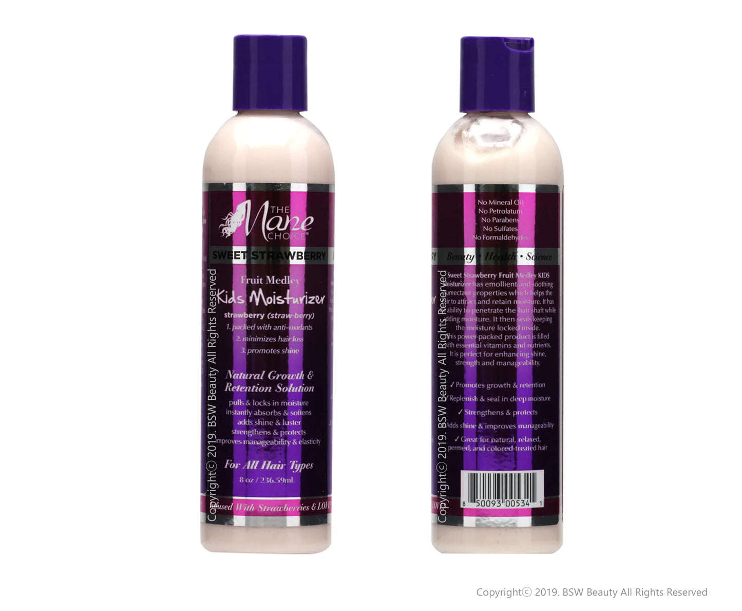 THE MANE CHOICE Sweet Strawberry Fruit Medley Kids Moisturizer 236.59mL 8 oz