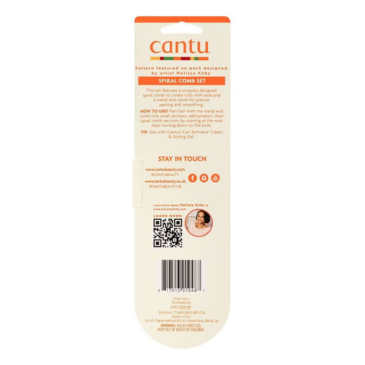 CANTU Part&Twist Spiral Comb Set