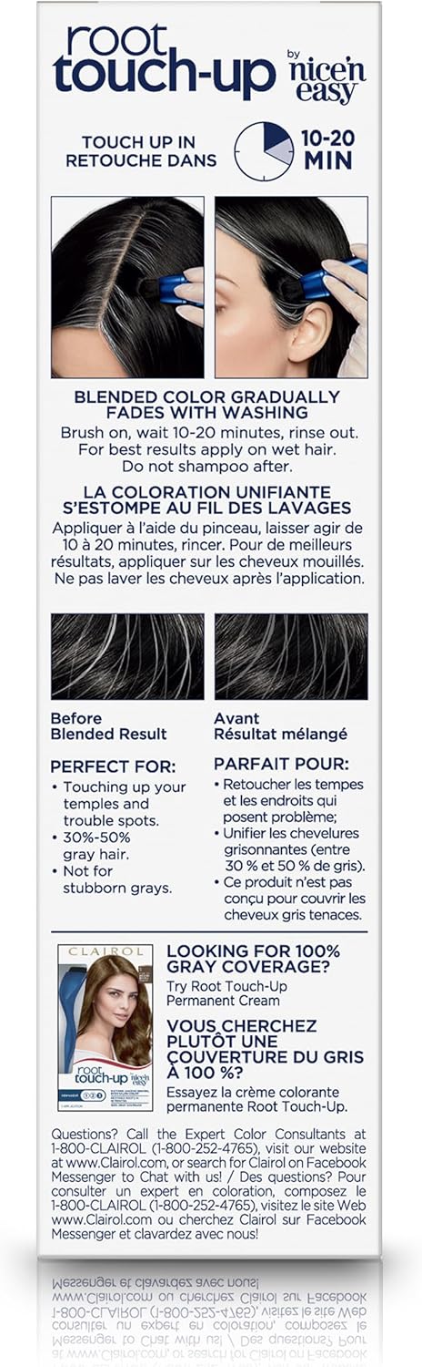 CLAIROL Root Touch-up color blending gel Black