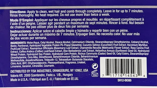 DIFEEL BIOTIN Pro growth hair mask 12 oz