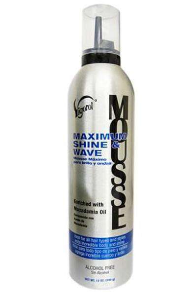 VIGOROL maximum shine and wave Curls Mousse (12oz) 
