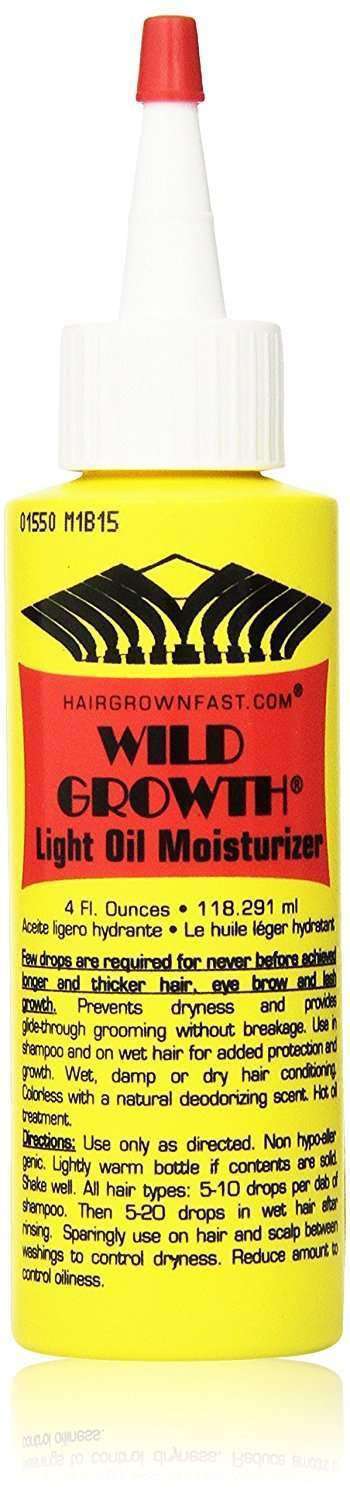 Wild Growth Light Oil Moisturizer 4 oz