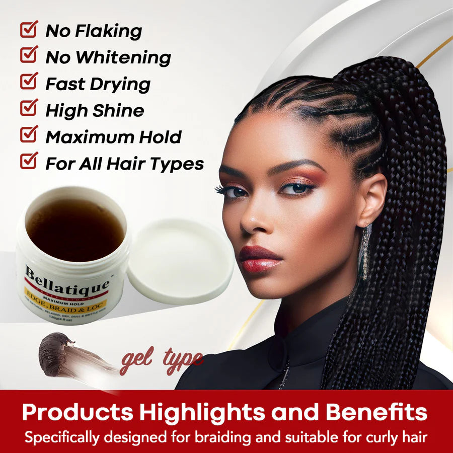 BELLATIQUE Edge Braiding Gel