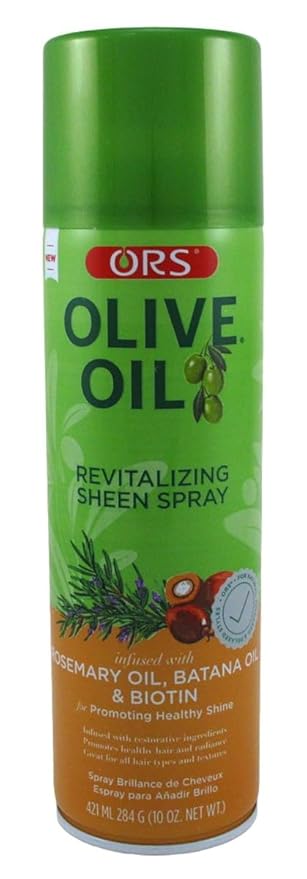 ORS Olive Oil Revitalizing Sheen Spray with Rosemary, Batana & Biotin Oil 10 Oz