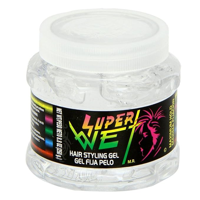 Super Wet Plus Hair Styling Gel ( Clear )