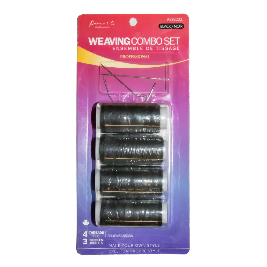 KIM & C 7PCS Thread and Needle Weaving Combo Set