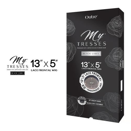 OUTRE My Tresses Black Label Premium Unprocessed Glueless 13X5 HD Lace Frontal Wig HH-Virgin Straight 22"