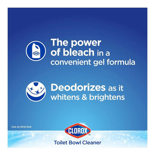 CLOROX Disinfecting Toilet Bowl Cleaner Clinging Bleach Gel 709ML