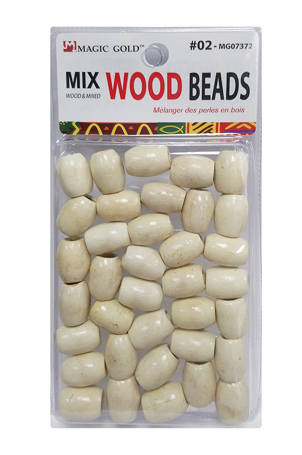 Magic Gold Mix Wood Beads (Assorted)