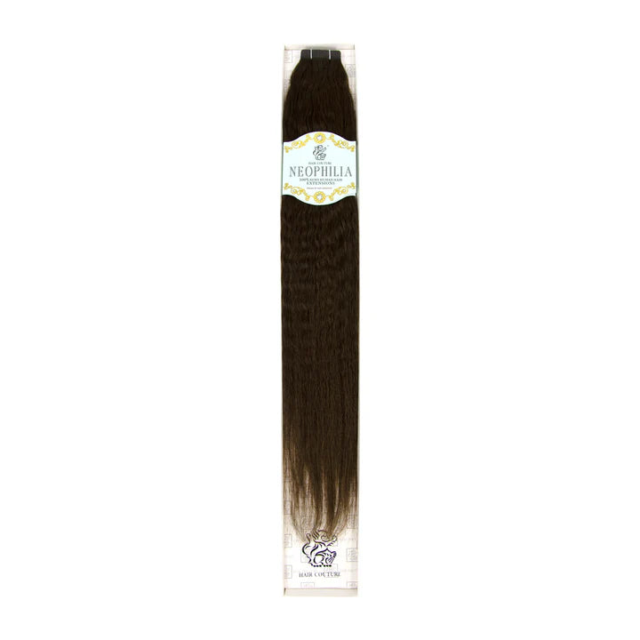 Hair Couture Neophilia Yaki Textured Tape Hair Extension 18" Kinky