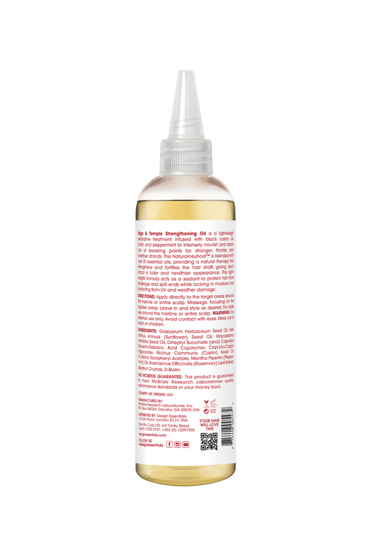 DESIGN ESSENTIALS Scalp Care Edge & Temple Strengthening Oil (4oz)