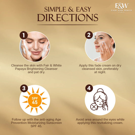 Fair And White 2: Gold Revitalizing Fade Cream 50ml / 1.7fl.oz