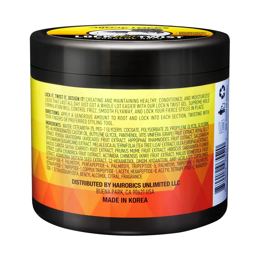 AllDay Locks Lock N Twist Gel - Supreme Hold (15 Oz)