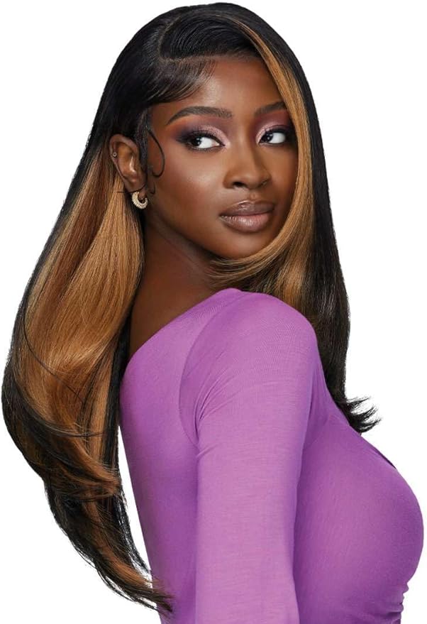 Outre Synthetic Perfect Hairline Hd Lace Front Wig - Swoop 1