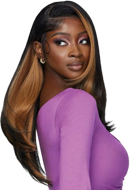 Outre Synthetic Perfect Hairline Hd Lace Front Wig - Swoop 1
