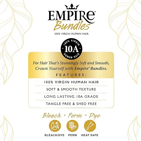 Human Hair Bohemian 14,16,18 – Empire Bundles 4×4 Multi Pack Natural