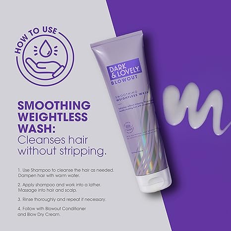 DARK & LOVELY Blowout Smoothing Weightless Wash 8.5 fl oz