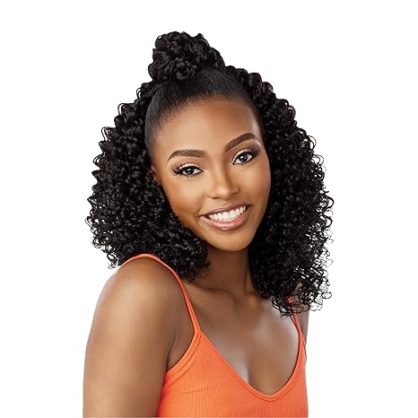 Sensationnel Lulutress Crochet Braiding hair - 2x wispy curl 3b pre-looped crochet braids hair synthetic locs twists braids
