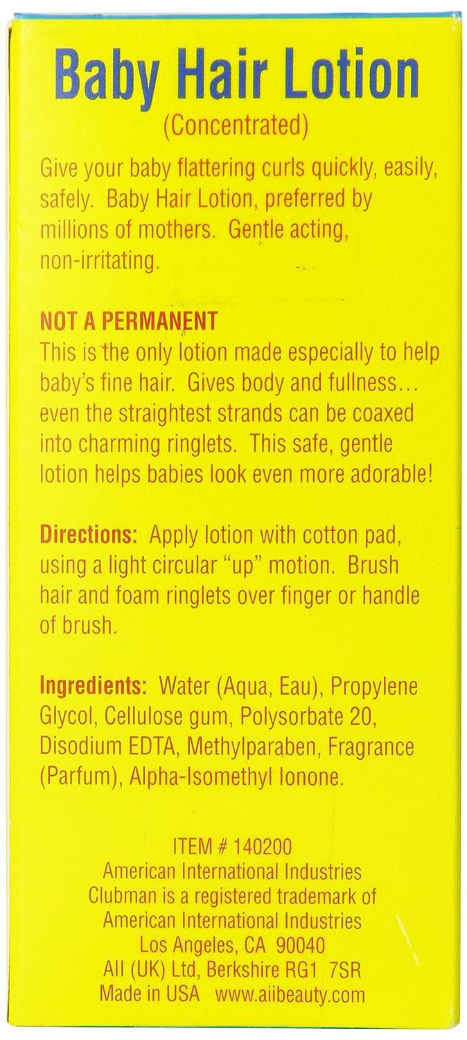 Clubman Baby Hair Lotion, 2 oz