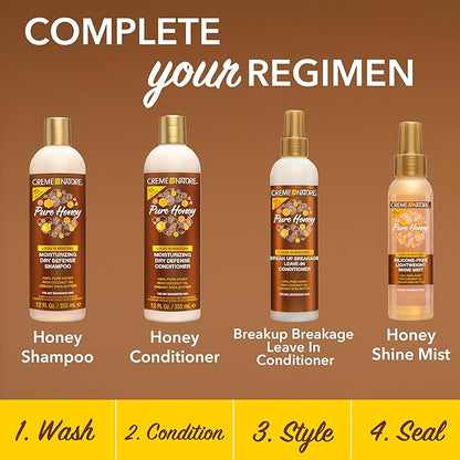 Creme of Nature  Pure Honey Moisturizing Dry Defense Shampoo 12oz