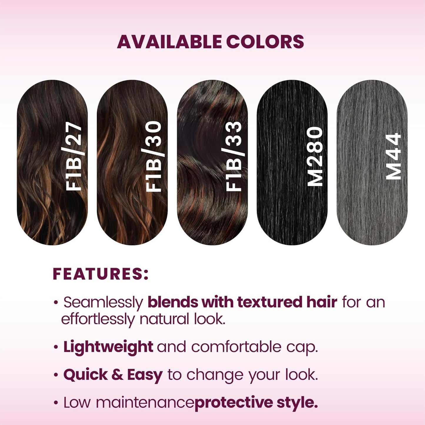 Sensationnel LuluBun Updo Hairextensions - Kinky Bun Unit 1