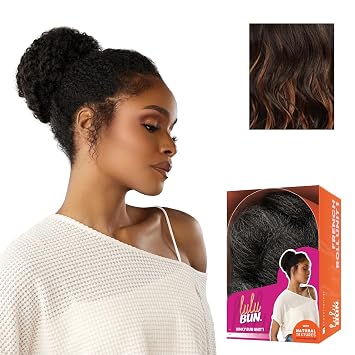 Sensationnel LuluBun Updo Hairextensions - Kinky Bun Unit 1