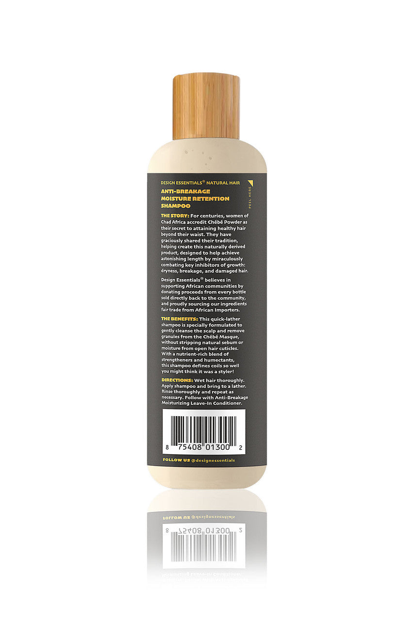 DESIGN ESSENTIALS Anti-Breakage Moisture Retention Shampoo 12oz