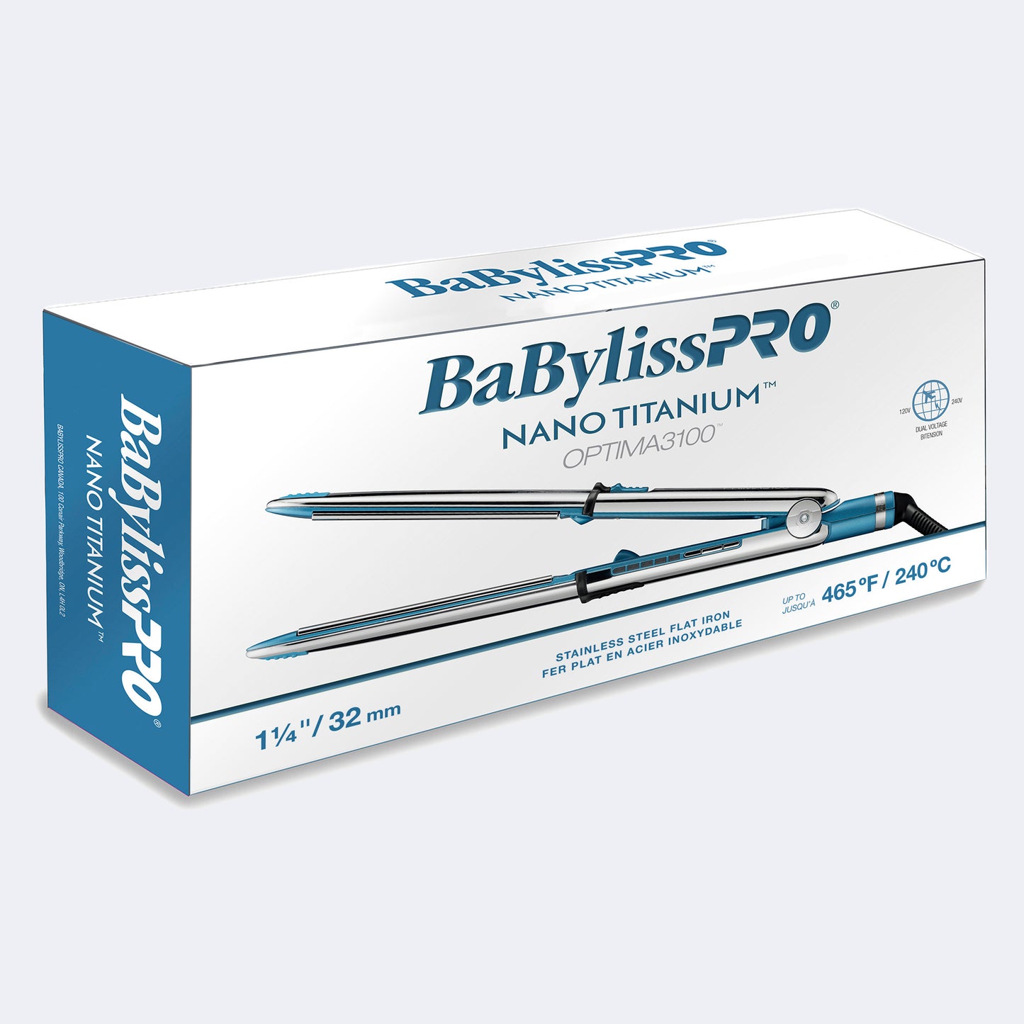 BABYLISS PRO Nano Titanium Optima Flat Irons⁠ ⁠ 	1-1/4 Inch⁠