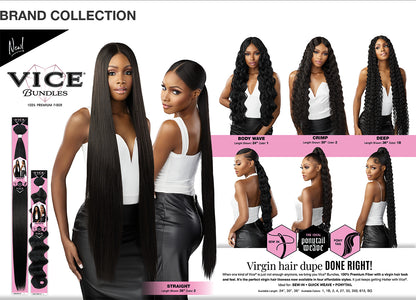 Sensationnel Vice Bundle Hair Weave Crimp 30"