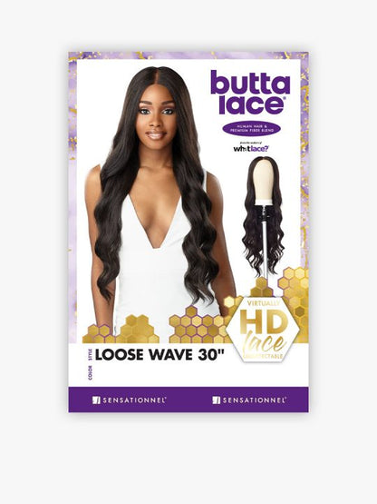 Sensationnel Butta Lace Human Hair Blend - Loose Wave 30"