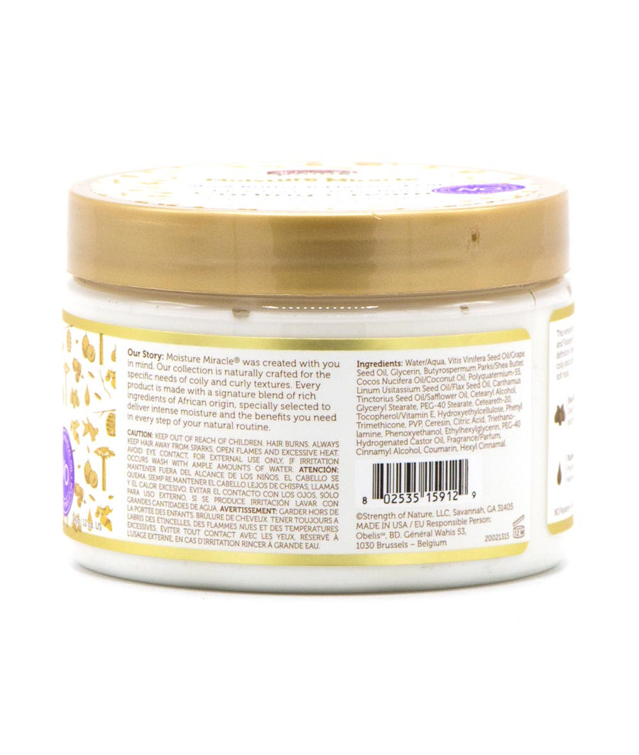 AFRICAN PRIDE Moisture Miracle Shea Butter & Flaxseed Oil Curling Cream 12oz