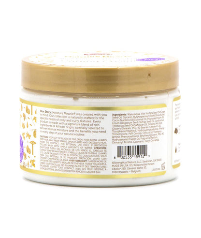 AFRICAN PRIDE Moisture Miracle Shea Butter & Flaxseed Oil Curling Cream 12oz