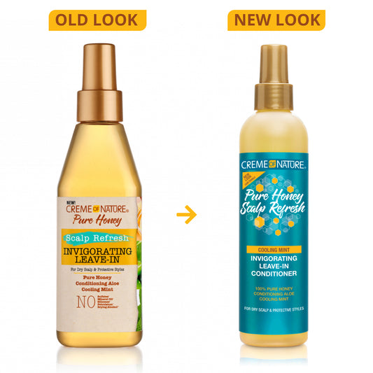 Creme of Nature Pure Honey Scalp Refresh Invigorating Leave-In 8oz