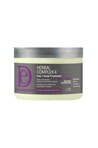 DESIGN ESSENTIALS Herbal Complex 4 Hair & Scalp Treatment 5oz