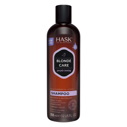 HASK Blonde care purple toning shampoo 355mL 12 oz