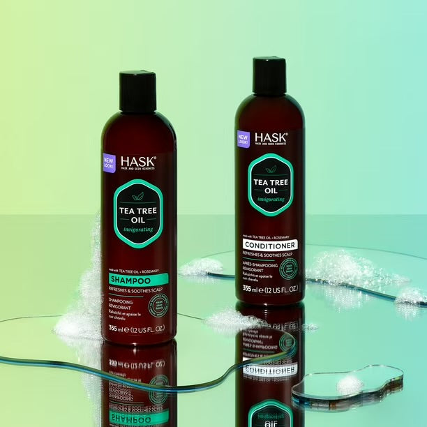 HASK Tea Tree Oil Invigorating Shampoo 355mL 12 oz