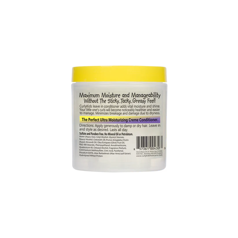 CURLY KIDS Mixed Texture HairCare Curly Creme leave -in   6 oz (170 g)