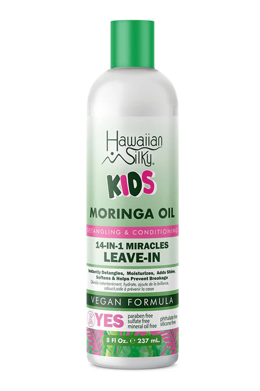 HAWAIIAN SILKY KIDS Moringa oil Detangling & Conditioning 14 in 1 Miracles Leave-in  8 oz