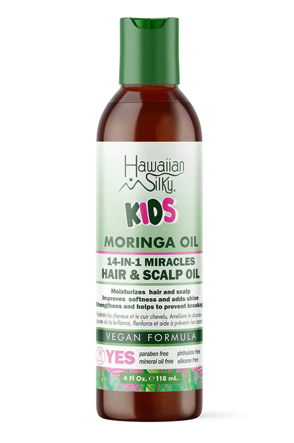 HAWAIIAN SILKY KIDS Moringa oil 14 in 1 Miracle Hair and Scalp Oil  4 oz