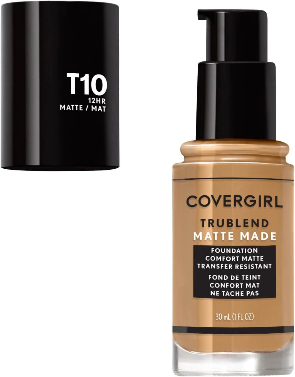 COVERGIRL Trueblend Matte Made Foundation transfer resistant  T10
