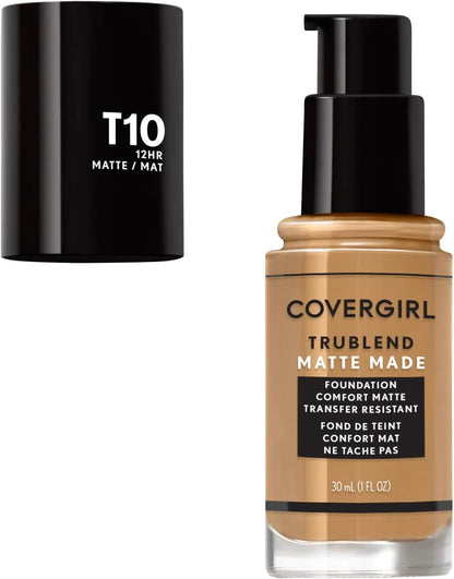 COVERGIRL Trueblend Matte Made Foundation transfer resistant  T10