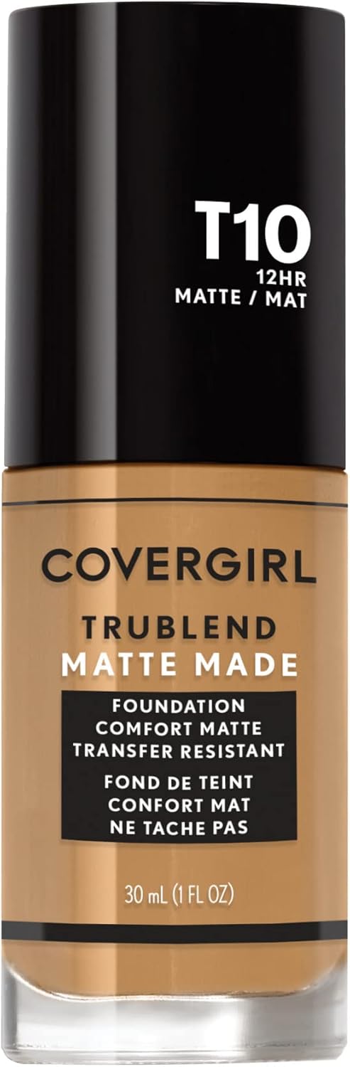 COVERGIRL Trueblend Matte Made Foundation transfer resistant  T10